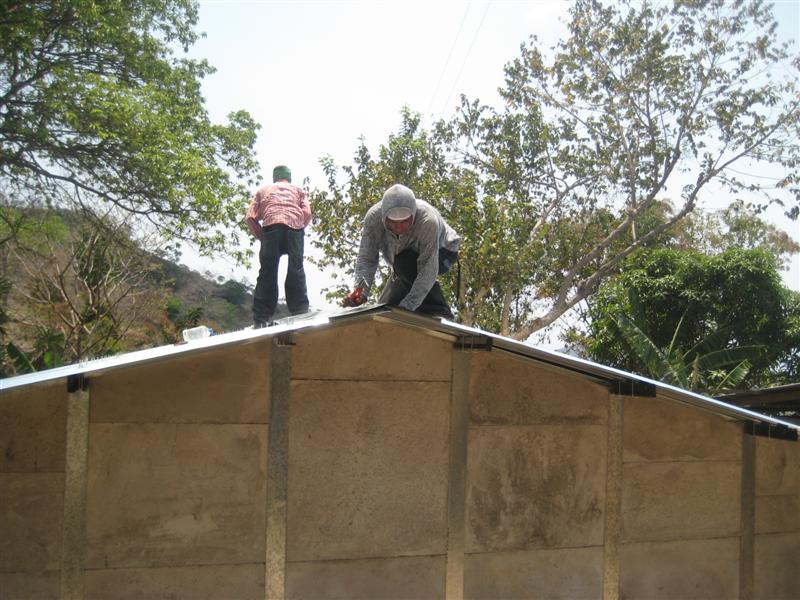 Montaje de Lámina de Zinc